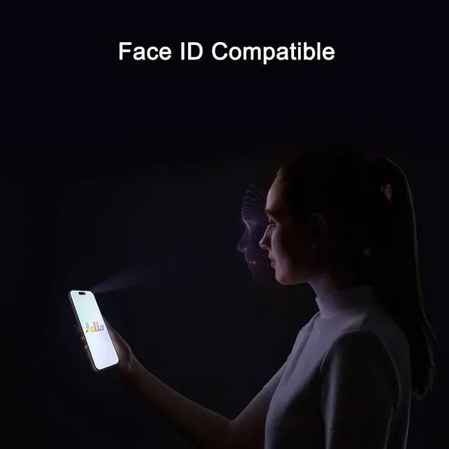 Alt view image 5 of 6 - Privacy Screen Protector for iPhone 16 / iPhone 15 / iPhone 15 Pro