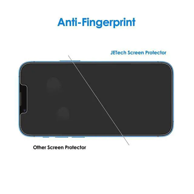 Alt view image 7 of 7 - Privacy Screen Protector for iPhone 17e (2026) / iPhone 16e / iPhone 13/13 Pro, Anti Spy Tempered Glass Film, 6.1-Inch Display, 2-Pack