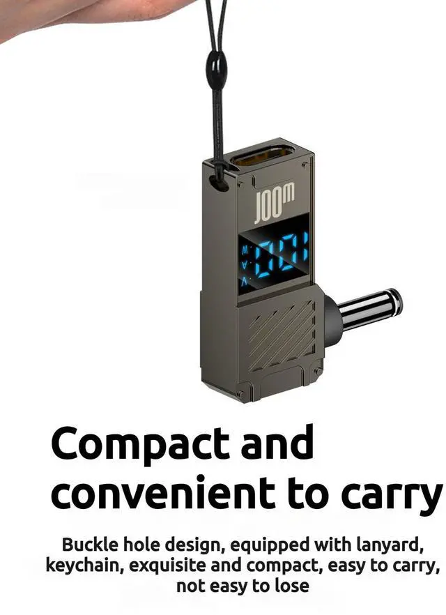 Alt view image 6 of 6 - 100W PD Power Charger Connector Tip (4.5 X 3.0mm Dell Small Head) with 100W/5A USB C Cable (1.5M)