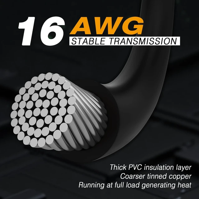 Alt view image 7 of 7 - 12VHPWR Cable Extension, 16 Pin Female to Dual 8 Pin(6+2) Male PCIe Conversion GPU Power Cable for Power Supply with 12+4pin 12VHPWR Port 11.8in (30cm) Black