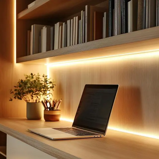 Alt view image 2 of 7 - Led Strip Lights 5V USB 320 LEDs 2Pack Short COB LED Strip Light 3000K Warm White Not Dimmable Flexible Small led for Home DIY Lighting Room Decor TV Lights Indoor Use (3.28FT/1M*2)