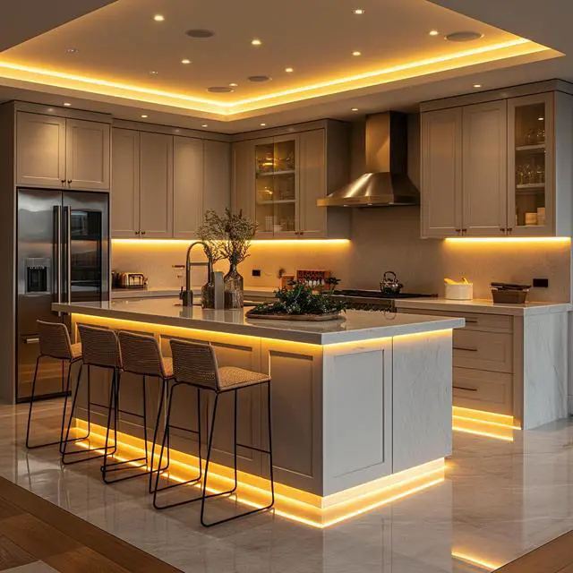 Alt view image 6 of 7 - Led Strip Lights 5V USB 320 LEDs 2Pack Short COB LED Strip Light 3000K Warm White Not Dimmable Flexible Small led for Home DIY Lighting Room Decor TV Lights Indoor Use (3.28FT/1M*2)