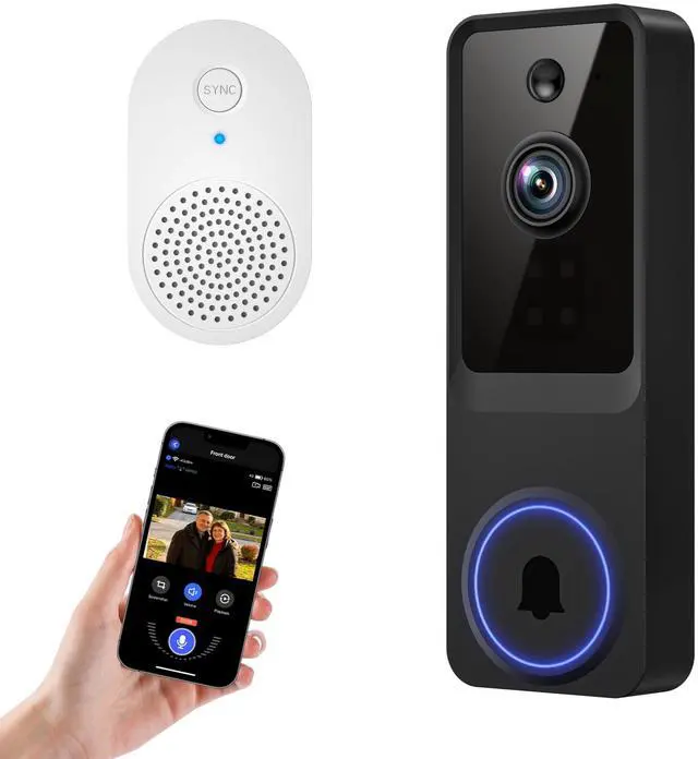 Main image of 1080P Wireless Smart Baby Monitor Camera, AI Human Detection, Battery Powered, Two-Way Audio, Live View, Night Vision, 2.4G WiFi, Cloud Storage(Sold Separately)