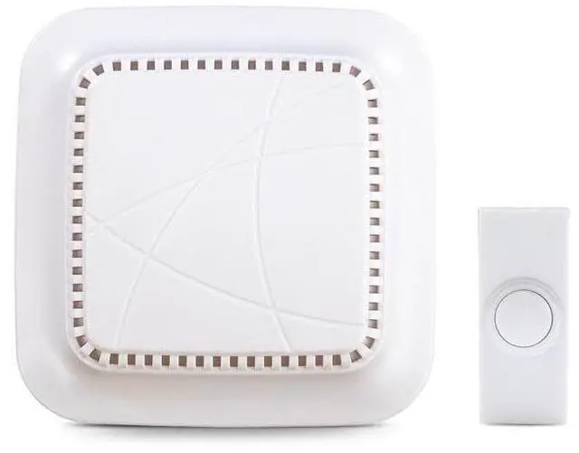 Main image of Wireless White Battery Operated Doorbell Kit