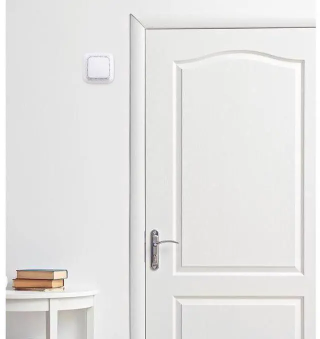 Alt view image 7 of 7 - Wireless White Battery Operated Doorbell Kit