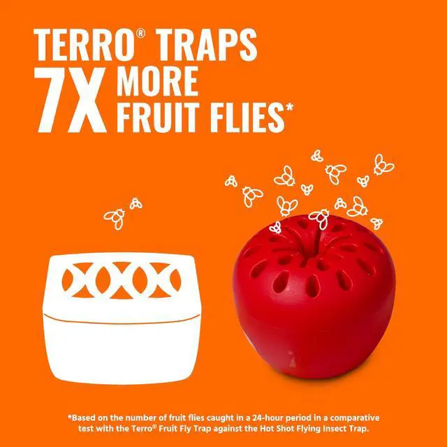 Alt view image 2 of 7 - Fruit Fly Trap, 6-Pack Indoor Fly Traps with 270 Days Lure Supply