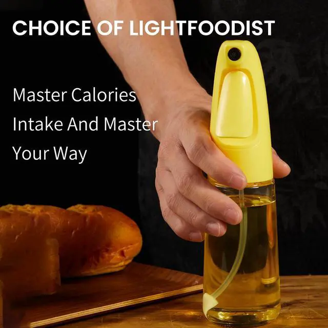 Alt view image 3 of 7 - Oil Sprayer for Cooking, Olive Oil Sprayer Mister, Olive Oil Spray Bottle for Cooking, Salads, BBQs and More (Yellow)