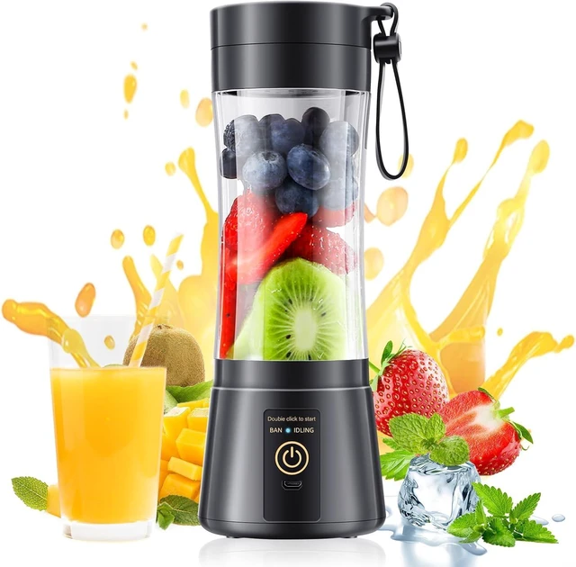 Main image of Cordless Portable Personal Size Blender - Mini Blender Make Smoothies and Shakes, 380Ml BPA Free Travel Cup, Powerful Blending Suit in Office/Home/Gym