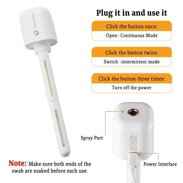 Alt view image 4 of 7 - Mini Humidifier, Portable Travel Personal Mist Maker