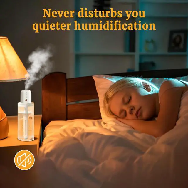 Alt view image 6 of 7 - Mini Humidifier, Portable Travel Personal Mist Maker