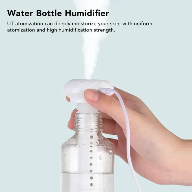 Alt view image 4 of 7 - USB Cool Mist Humidifier Tankless Mini Portable for Home Car Office