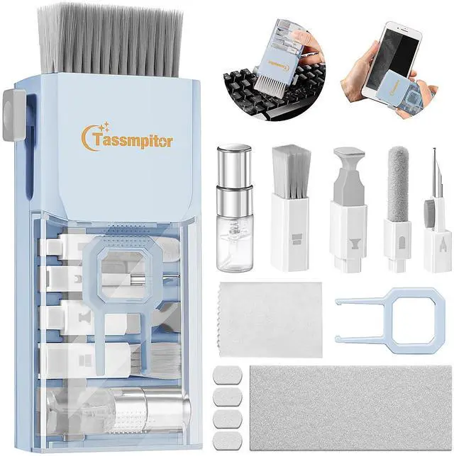 Main image of Keyboard Cleaner & Laptop Cleaning Kit for Computer Screen, Blue