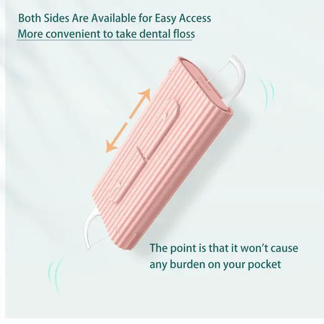 Alt view image 4 of 7 - Ultralight Dental Floss Picks Case-Storage 10 Count Professional Shred Resistant Flossers-Superfine Toothpicks Sticks-Best Dental Oral Care Tools for Adults(Pink)