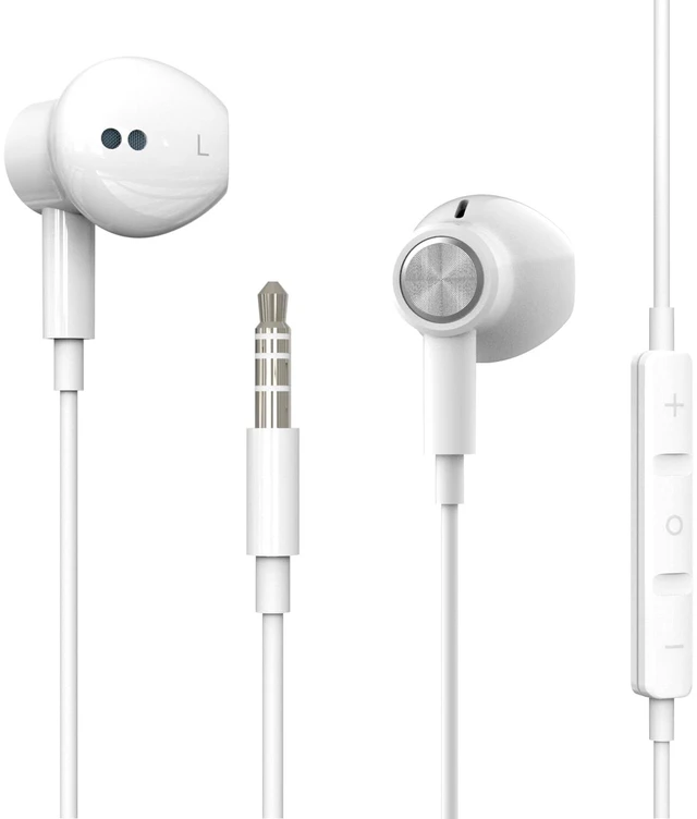 Main image of in-Ear Earbuds Wired, Earphones with Microphone, Noise Isolation Corded for 3.5mm Jack Ear Buds for iPhone, Samsung, Computer, Laptop, Kids, School Students