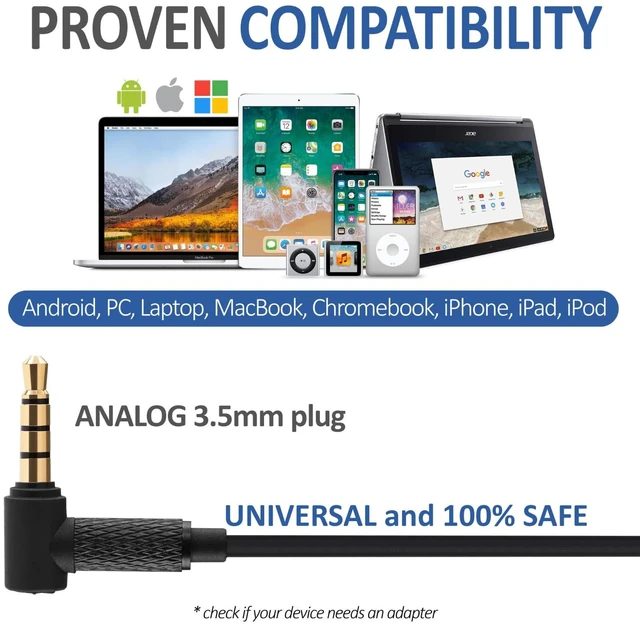 Alt view image 3 of 7 - NOVA Wired Earbuds in-Ear Headphones, 5 Year Warranty, Earphones with Microphone, 3.5mm Plug-in Ear Buds Calls Compatible with iPhone, Laptop, Computer, School Students, Kids, Women, Small Ears
