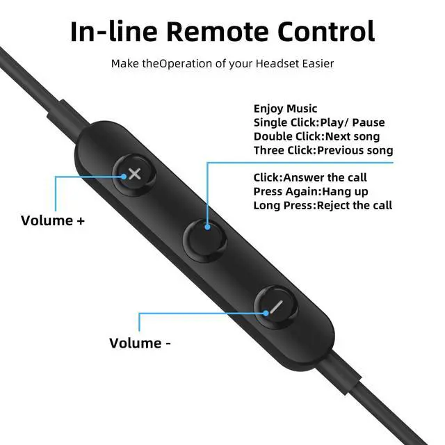 Alt view image 4 of 6 - Wired Earbuds Headphones for Chromebook ThinkPad Laptops,3.5mm Plug | Noise Cancelling Ear Buds with Microphone,3,5mm Jack Earphones for Kindle Fire Tablet/Samsung A14 A15/Switch PC School,Black