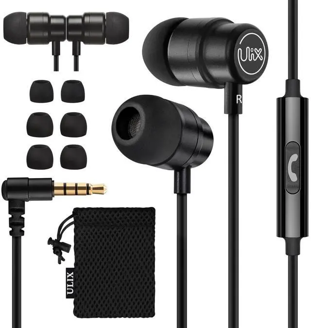 Main image of Rider Wired Earbuds in-Ear Headphones, Earphones with Microphone, with Anti-Tangle Cable, Ear Buds for iPhone, iPad, Samsung, School Students, Kids, Women, Small Ears