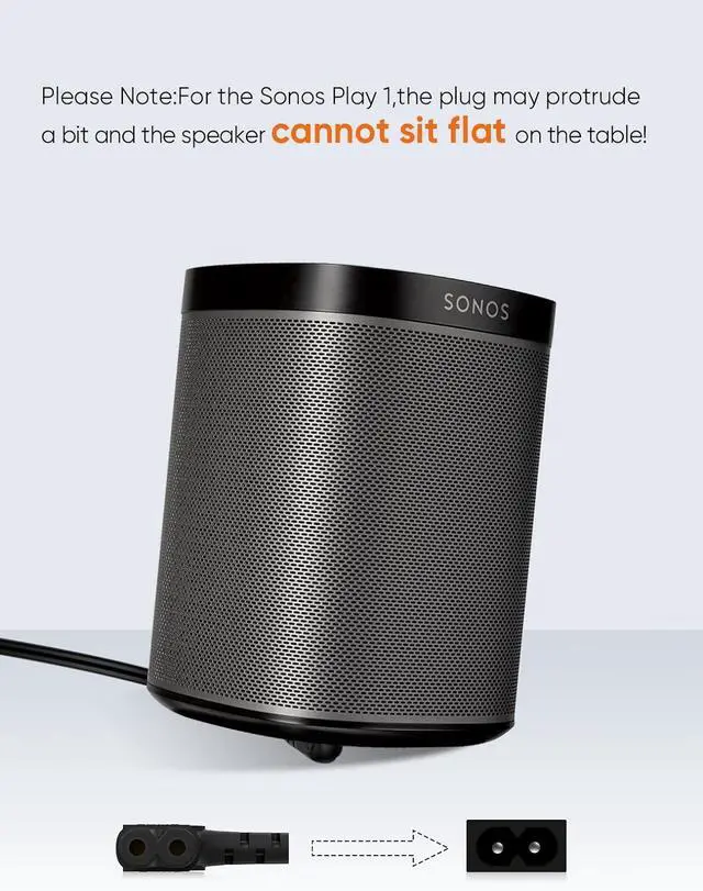 Alt view image 5 of 6 - 6 Feet IEC C7 to NEMA 1-15P 2-Slot Non-Polarized Power Cord