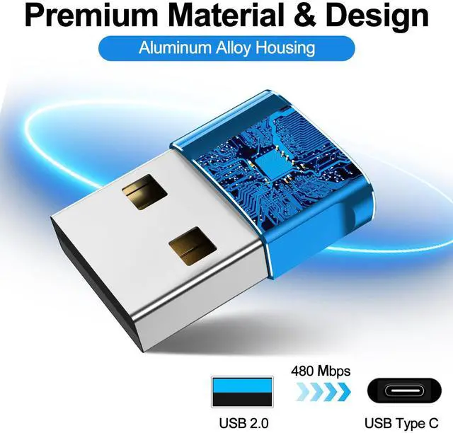 Alt view image 6 of 7 - USB to USB C Adapter,Type-C Female to A Male Car Charger OTG Converter for Apple Watch Ultra 8 9 10,iPhone 16 15 14 13 Pro Max,Samsung S24,Nintendo Switch,AirPods,iPad,Car