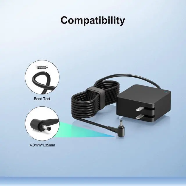 Alt view image 2 of 7 - 65W 45W 33W Model Charger Compatible with Asus Vivobook Laptop | X512D X512DA X512JA X513EA X515 X515J X515EA X540 X540S X540SA X540L F510 F510U F510UA F512 F512JA F512DA F513 F513EA F515