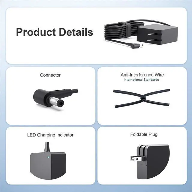 Alt view image 4 of 7 - 65W 45W 33W Model Charger Compatible with Asus Vivobook Laptop | X512D X512DA X512JA X513EA X515 X515J X515EA X540 X540S X540SA X540L F510 F510U F510UA F512 F512JA F512DA F513 F513EA F515