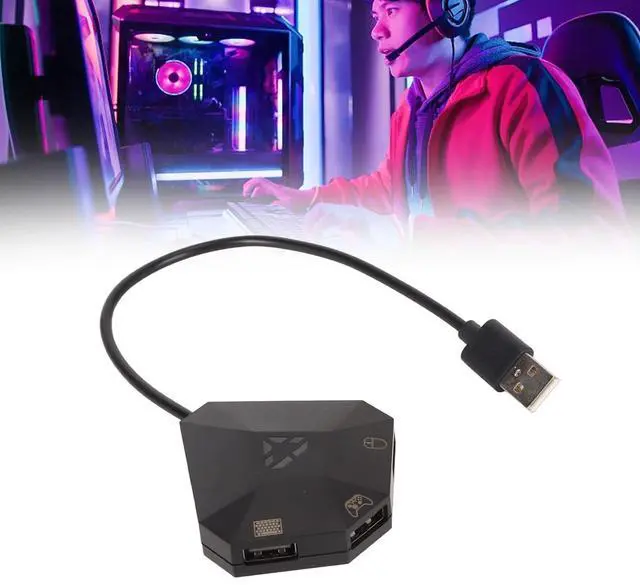 Alt view image 5 of 7 - Keyboard and Mouse Adapter, Converter with Custom Mapping and Reset Function for Gaming Consoles