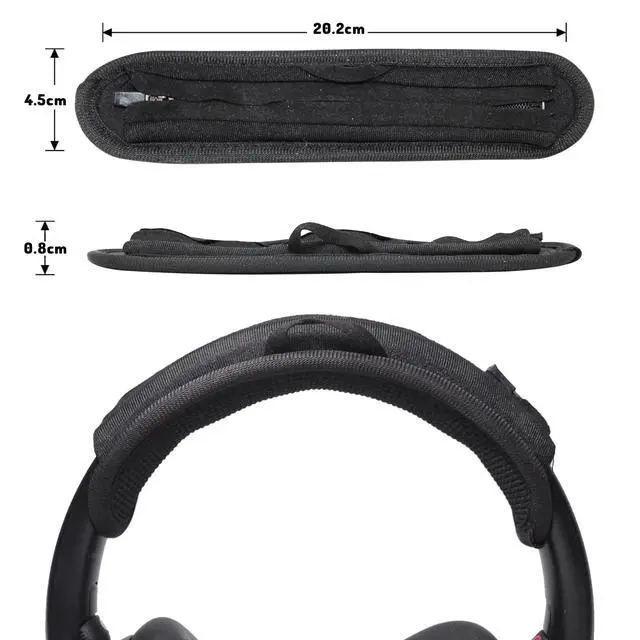 Alt view image 4 of 7 - Headphone Headband Cover for Skullcandy Sony Bose Soundcore JBL | Universal for Jabra Beats HyperX ATH JLab Nothing Sonos, for Skullcandy Crusher & Bose QuietComfort Series, with Hanging Loop