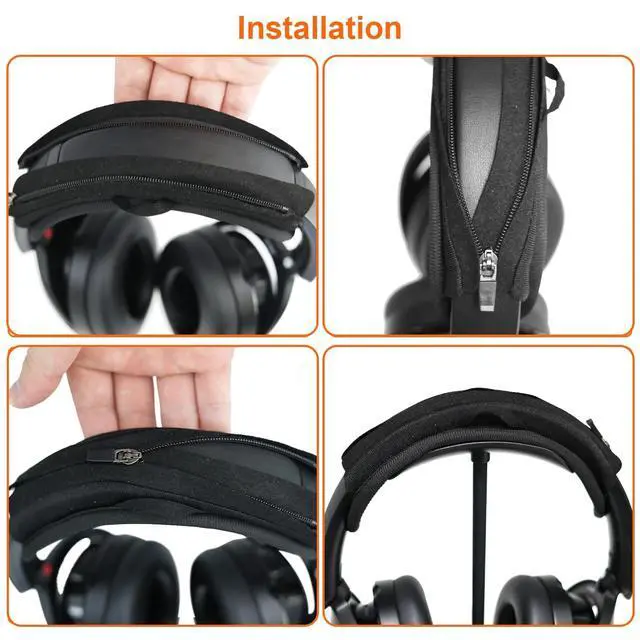 Alt view image 7 of 7 - Headphone Headband Cover for Skullcandy Sony Bose Soundcore JBL | Universal for Jabra Beats HyperX ATH JLab Nothing Sonos, for Skullcandy Crusher & Bose QuietComfort Series, with Hanging Loop