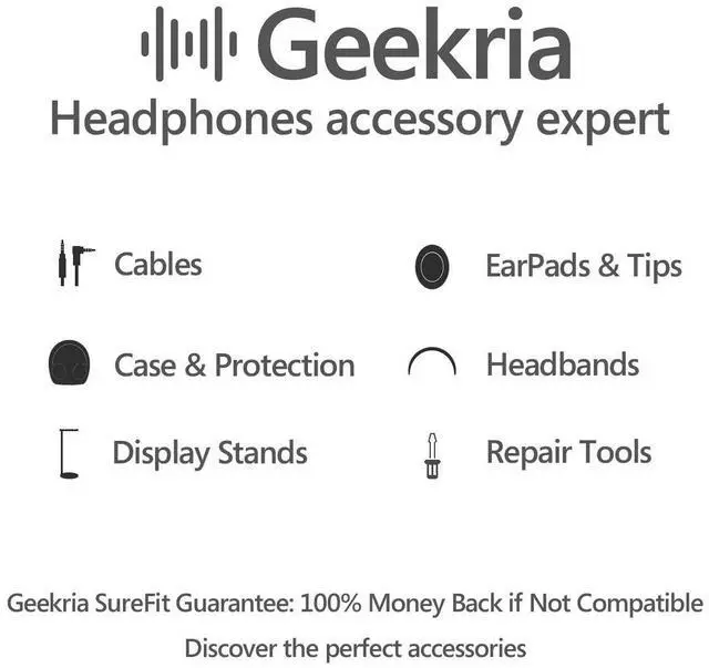 Alt view image 6 of 6 - Comfort Velour Replacement Ear Pads Compatible with Sennheiser Game ONE, PC360, PC363D, PC373D Headphones Ear Cushions, Repair Parts with Video Guide (Black)