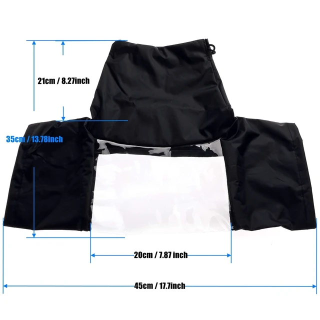 Alt view image 3 of 7 - Waterproof Camera Rain Cover Soft Black Camera Rain Lens Covers | Professional Camera Sleeve Weather Protector Lens Jacket Covers for All DSLR SLR Cameras