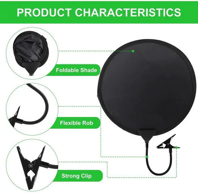 Alt view image 4 of 7 - Laptop Sun Shade with Clip, 15.7 inch Foldable Laptop Shade Cubicle Sun Shade Laptop Sun Visor Laptop Sunshader Laptop Sun Shield for Outside Work Computers, Beach Chairs and Strollers (Black)