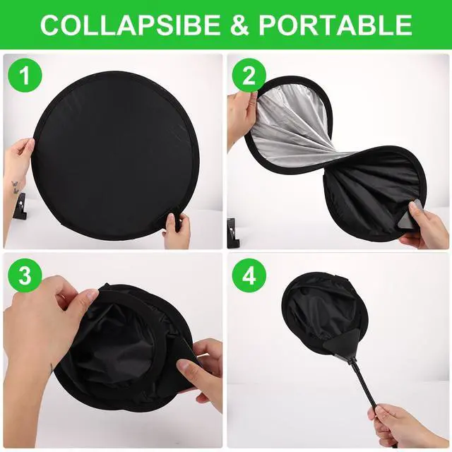 Alt view image 5 of 7 - Laptop Sun Shade with Clip, 15.7 inch Foldable Laptop Shade Cubicle Sun Shade Laptop Sun Visor Laptop Sunshader Laptop Sun Shield for Outside Work Computers, Beach Chairs and Strollers (Black)