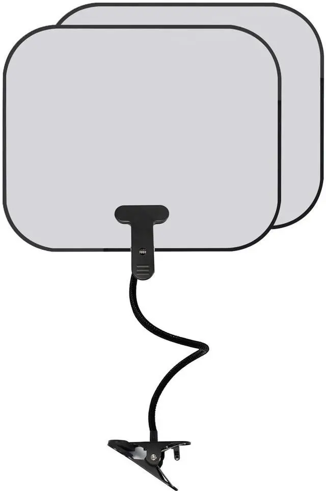 Main image of 2-in-1 Flexible Clip Stand Adjustable Sun Shade for Outside Use - Portable Laptop Visor, Foldable SunShade Cover for Computers, Beach Chairs, Pets, Strollers