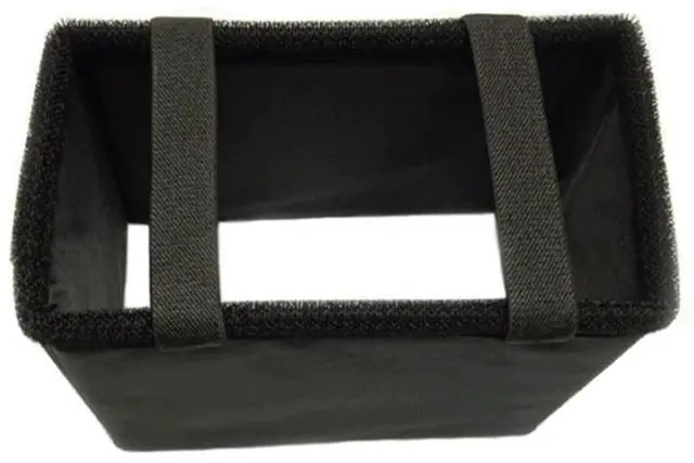 Alt view image 7 of 7 - 7 Inch Monitor Hood/Sunshade, Foldable and Portable Universal Fit Shade with Elastic Belt, for FEELWORD FW703, FW759, LUT7, T7