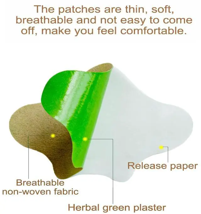 Alt view image 5 of 7 - Moxibustion Patch (Lumber Patch 12Patches Per Bag)|Wormwood Patch|Moxa Patch| self-Heating Mugwort Sticker