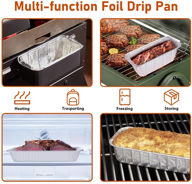Alt view image 5 of 6 - Grease Cup Liners for Blackstone 5017 Griddles Griddle Accessories, Disposable BBQ Trays, Aluminum Foil Grease Drip Pan/Cup Liners; Compatible with 17", 22", 28", and 36" Models (Pack of 30)