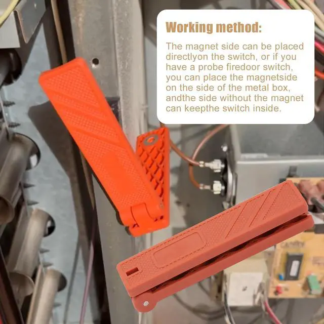 Alt view image 6 of 7 - FPRO100 Furnace Pro Switch Clip,for HVAC ControlsOrange