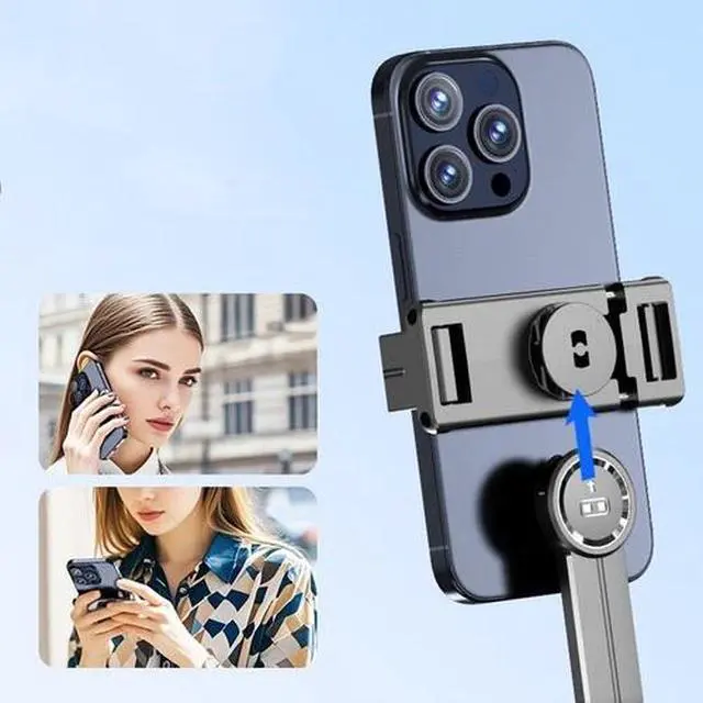 Alt view image 2 of 3 - For iPhone / Android 67'' Selfie Stick Tripod Phone Holders with Wireless Remote