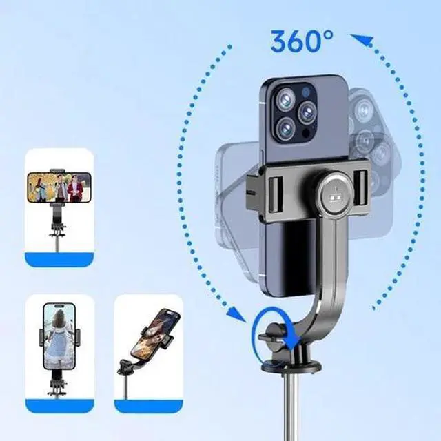 Alt view image 3 of 3 - For iPhone / Android 67'' Selfie Stick Tripod Phone Holders with Wireless Remote
