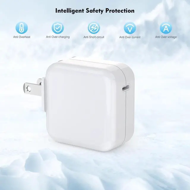 Alt view image 3 of 7 - 10FT Mac Book Air Mac Book Charger Fast Charging, 2Pack 30W USB C Charging Phone Laptop Charger 10Foot Extra Long USB C Cable for MacBook Pro 16/15/14/13 Inch, MacBook Air 13 Inch/ iPad Pro/iPhone 15