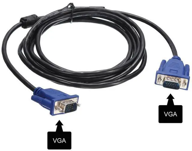 Alt view image 3 of 4 - VGA to VGA Cable, 2.7M/9ft Male to Male VGA 3+5 Video Cable for Computer, Projector