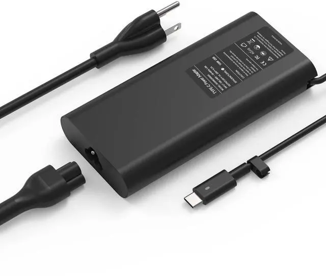 Main image of New 130W USB C Charge Replacement for Dell Laptop Charge Latitude 3520 5420 5520 5540 5550 7420 Inspiron 14 16 7620 Type C Dell Type C AC Adapter Power Cord
