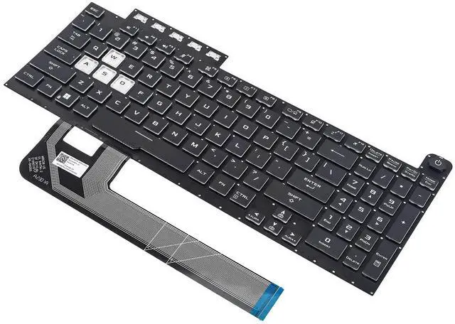 Alt view image 4 of 5 - Replacement Keyboard for Asus TUF Gaming A15 F15 FX506 FX506U FX506II FX506IH FA506 FA506IV FA506IU TUF Gaming F17 FX706 FX706L FX706U TUF A17 FA706 Series Laptop with RGB Backlight