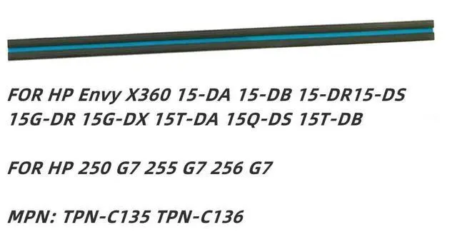 Alt view image 4 of 6 - HSSDTECH Replacement Laptop Rubber Feet Strips for HP Envy x360 15-DS 15-DB 15-DR 15M-DR 15-DW 15G-DR 15G-DX 15T-DA Series 15-DS1063CL 15-DS1083CL 15-DR1075CL Laptop, Replacement HP Laptop Rubber Feet