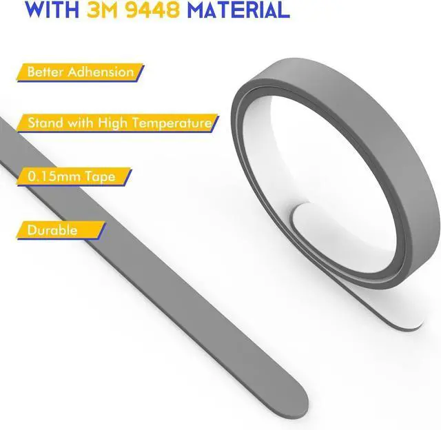 Alt view image 3 of 4 - 2PC Replacement Rubber Feet Strips for 14.4 inch Microsoft Surface Laptop Studio, Replacement Anti Slip Surface Laptop Studio 2 Rubber Feet,Gray