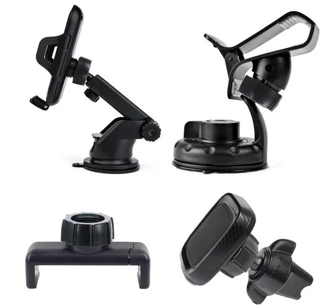 Alt view image 5 of 7 - 4 PCS Car Phone Mount Replacement Parts, Tightening Nut for Replacement Car Mount Screw-On 17mm Tightening Nut Ball Fixed Adapter Head Bracket Holder Ring for DVR Camcorder Wireless Charger