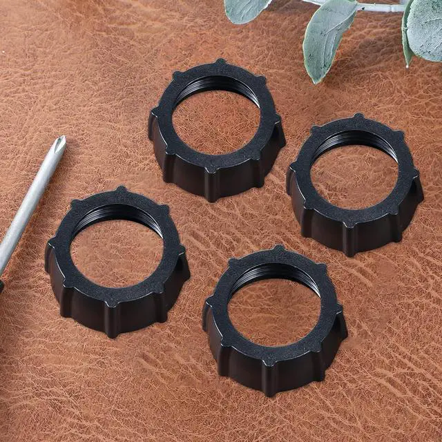 Alt view image 7 of 7 - 4 PCS Car Phone Mount Replacement Parts, Tightening Nut for Replacement Car Mount Screw-On 17mm Tightening Nut Ball Fixed Adapter Head Bracket Holder Ring for DVR Camcorder Wireless Charger