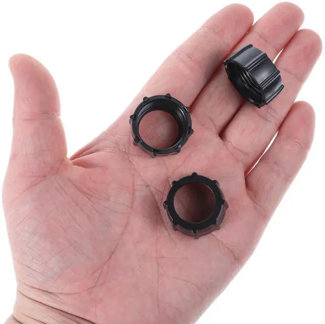 Alt view image 2 of 7 - 4 PCS Car Phone Mount Replacement Parts, Tightening Nut for Replacement Car Mount Screw-On 17mm Tightening Nut Ball Fixed Adapter Head Bracket Holder Ring for DVR Camcorder Wireless Charger