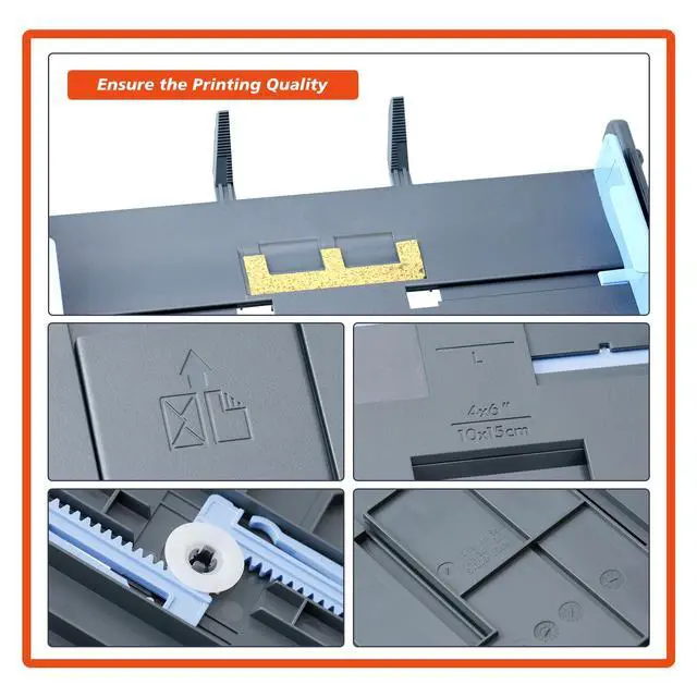 Alt view image 5 of 7 - Paper Output Input Delivery Tray Compatible with HP OfficeJet Pro 9010 9012 9015 9016 9019 9018 9010E 9016E 9015E 9018E 9013E 9110B 9125E Printer Replacement Parts