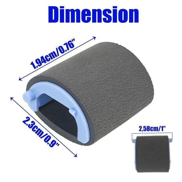 Alt view image 2 of 7 - 10pcs Paper Pickup Roller for HP 1102 1132 1212 P1102 M1132 M1212NF M1214NFH M1217NFW P1102W for Canon MF3010 Printer Replacement Part